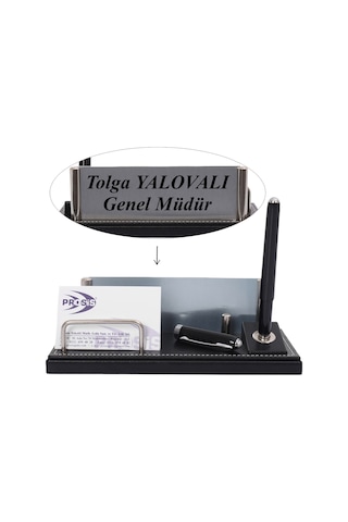 Prozenis Pr2615 Kartvizitlikli Masaüstü İsimlik Masa İsimliği