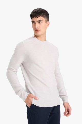 Defacto Standart Fit Bisiklet Yaka Basic Dokulu Triko Kazak F1777ax25augr184 Gri