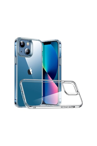 Apple iPhone Uyumlu 13 Mini Şeffaf Silikon Premium Kılıf