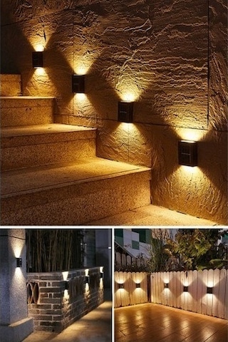 Periboia Solar Aplik Çift Taraflı Lamba