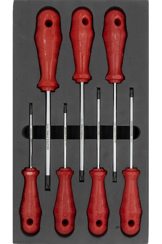İzeltaş 4776008107 Delikli Torx Uçlu Tornavida Seti 7 Parça
