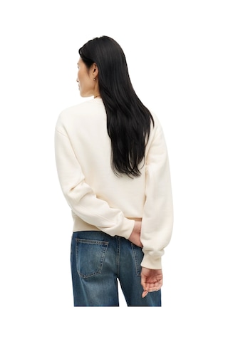 Tommy Hilfiger Scrıpt Regular C-nk Swt Kadın Bej Sweatshirt - Ww0ww51598