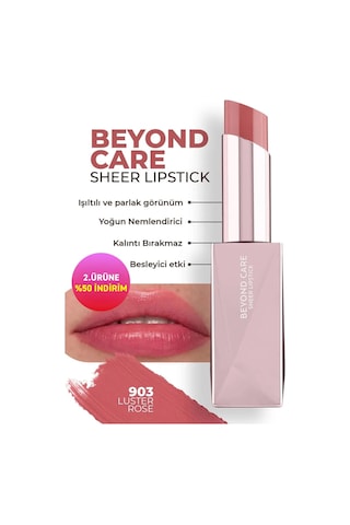 Alix Avien Beyond Care Sheer Lipstick 903 Luster Rose Yoğun Nemlendirici Besleyici Etki Parlak Ruj