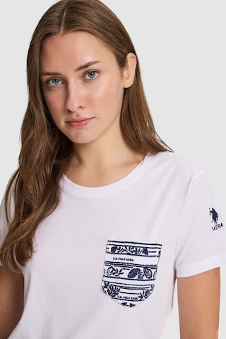U.S. Polo Assn. U.s. Polo Assn. Kadın Beyaz Tişört 50323540-vr013