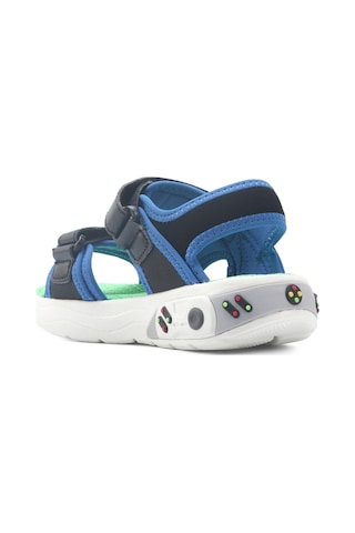Lumberjack Socıal 5fx Siyah Erkek Çocuk Sandalet 000000000102005265 Siyah-mavı