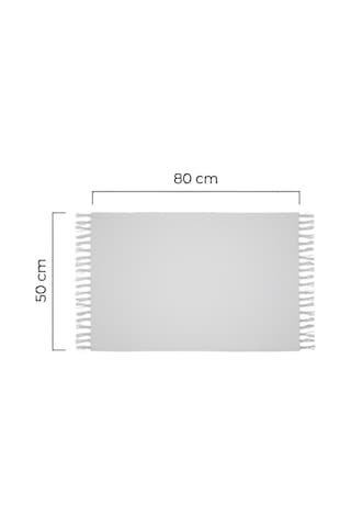 Banyo Halısı Dijital Baskılı Banyo Paspası 50x80 Polyester Kaymaz Tabanlı Duş Paspası Aquarium Beyaz - Siyah