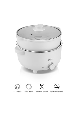 Sinbo SCO-5061 3 L 700 W Buharlı Pişirici