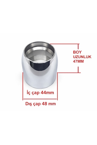 Ayrıntıshop Banyo Duşakabin Batarya Sistem Kartuş Kovan İnce Dişli Krom