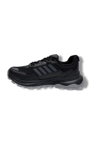 Best Of 2045-26 Anorak Deri Anatomik Erkek Sneaker Siyah Füme