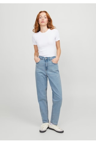 Jack & Jones Kadın Mom Fit Jean - Lisbon 12227293 Light Blue Denim Mavi