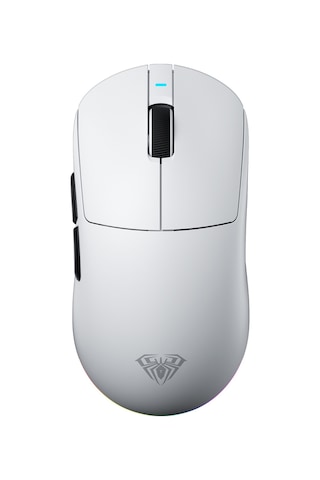 Aula V9 Pro 26000 Dpı Paw3395 Sensör 8000hz Tri-mode Kablosuz Oyuncu Mouse Rgb Omron Switch Lightweight E-spor Gaming Mouse Beyaz