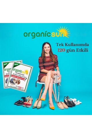 Organicsun Ayakkabı Koku Önleyici Giderici Toz 120 Gün Etkili