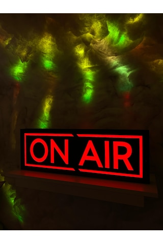 "on Aır" Işıklı Ahşap Dekor