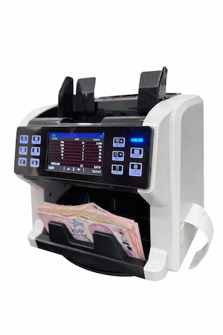 P140 16 Ülke Karışık Sayan Çift Cıslı Para Sayma Makinesi