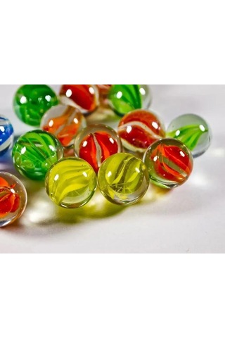 Ruicoo 14mm Cam Boncuklar 20 Adet - Oyun, Akvaryum Ve Dekorasyon İçin Renkli Kristal Toplar
