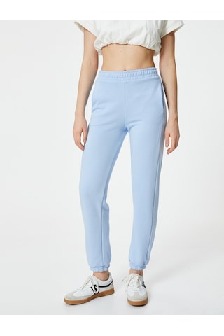 Koton Jogger Eşofman Altı Beli Ve Paçası Lastikli Cepli Mavi 4sak30029ek 4SAK30029EK624 Mavi