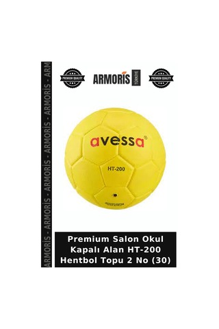 Premium Salon Okul Kapalı Alan Ht-200 Hentbol Topu 2 No 30 Çok Renkli