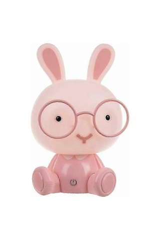 Pembe Tavşan Led Gece Lambası