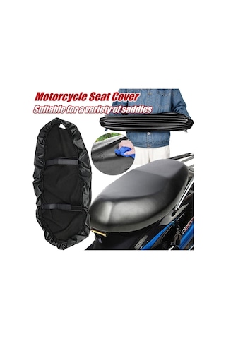 jmsstore Motosiklet Koltuk Kılıfı Su Geçirmez Toz Geçirmez Yağmur Geçirmez Motosiklet Yastık Koruyucu