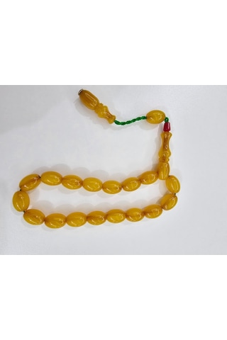 Zeyzun Usta İmzalı Bilek Boy Efe Maskot Sıkma Kehribar Tespih 15 63150239