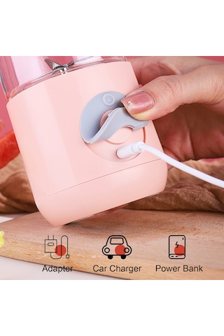 Reedark "500ml Taşınabilir Usb Şarjlı Blender - Meyve Sebze Smoothie Makinesi" Beyaz