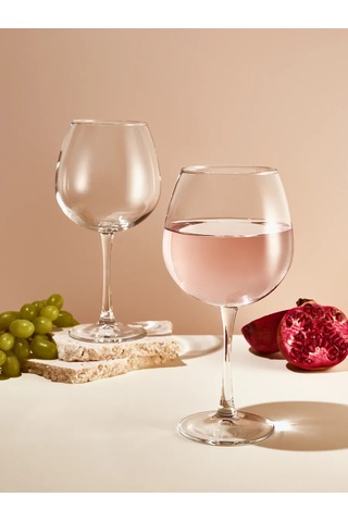 Pasabahce 780 Ml Şarap Kadehleri, 2 Adet, Cam, Büyük Ölçülerli 165806543 Beyaz