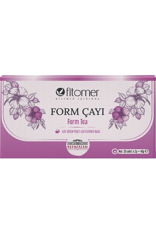 Fitomer Günlük 2'li Çay Seti Form Ve Tarçınlı 20 Li Paket