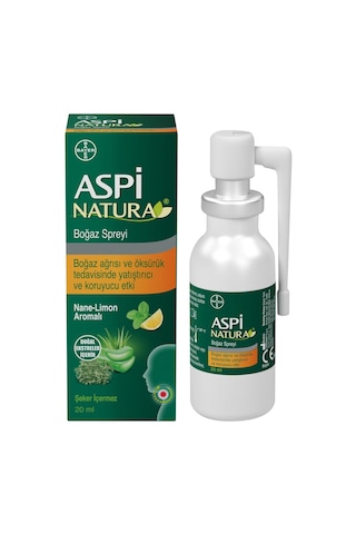 Aspi Natura Boğaz Spreyi 20 ML
