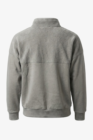 Manta 1/2 Zip Erkek Sweatshirt-31748 Gri