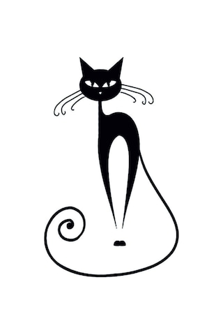 Kedi Priz Özel Yeni Sticker Priz Kedi Özel Yeni Sticker Set Siyah Etiket Duvar Özel Yeni Sticker