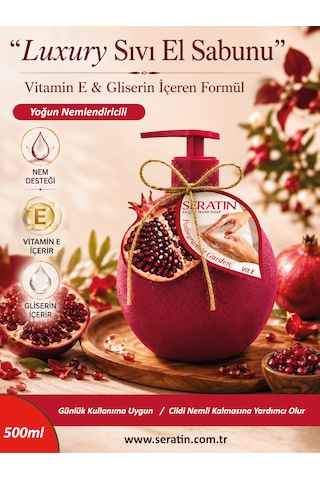 Seratin Liquid Hand Soap Pomegranate Garden 500ml