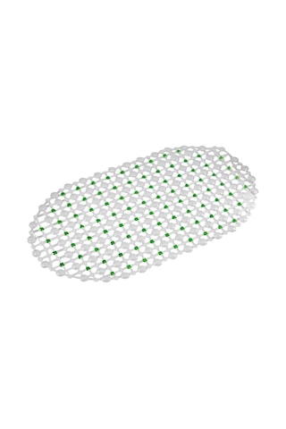 Efe Mark Eko Serisi Banyo - Küvet İçi Kaydırmaz Vantuzlu Oluklu Oval Paspas 63 X 34 Cm, Yeşil Sku: Smg8690010226914 21 x 21