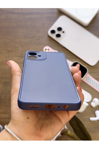 Samsung Galaxy A06 Uyumlu Kamera Korumalı Darbeye Dayanıklı Renk Atmayan Keep Silikon Kılıf Lacivert