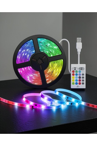 5m Rgb Işıklı Şerit Led Uucz5mşeritled2