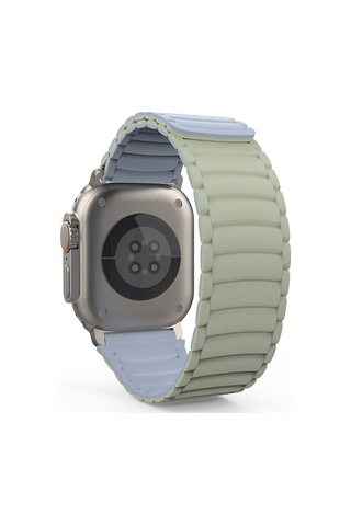 Apple Uyumlu Watch Ultra / Watch Ultra 2 49mm Strap Manyetik Mıknatıslı Silikon Kordon Kayış