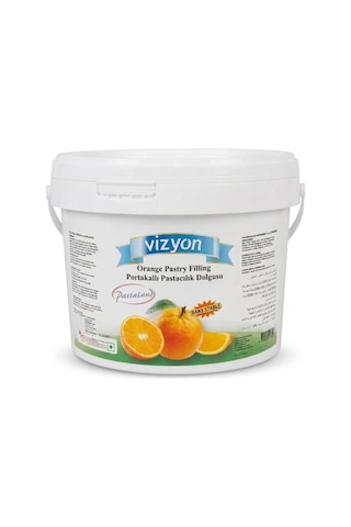 Vizyon Portakal Parçalı Dolgu Kreması 6 Kg.