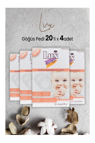 Lux Göğüs Pedi 20 Li X 4 Paket