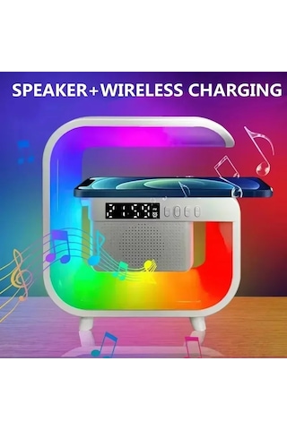 Conventions1 Kablosuz Şarj İstasyonu Masa Lambası Gece Lambası