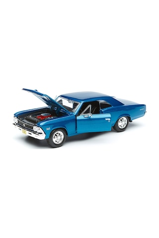 Maisto 1/24 1966 Model Chevrolet Chevelle Ss 396 Mavi
