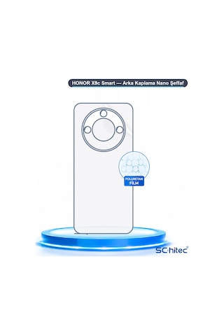 Schitec Honor X9c Smart Uyumlu Arka Yüzey Hidrojel Koruyucu Film 49224605