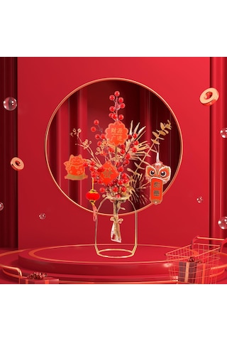 Suntek Geleneksel Çin Yeni Yılı Süslemeleri Aureate-meyve