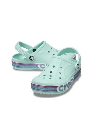 Crocs Bayaband Rainbow Glıtter Clg K Simli Kız Çocuk Terlik 209731 209731 4ss Su Yeşili