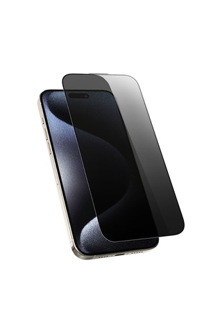 Apple Uyumlu iPhone 17 Air Wiwu Wi-sq009 İprivacy 360 Anti-peep Oleofobik Ekran Koruyucu Uygulama Aparatlı Siyah