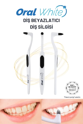 Oral White Beyazlatıcı Diş Silgisi