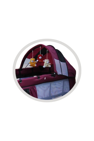 Holmer Kids Maxi Comfort Eurostyle Oyun Parkı - Mürdüm + Aloevera Yatak