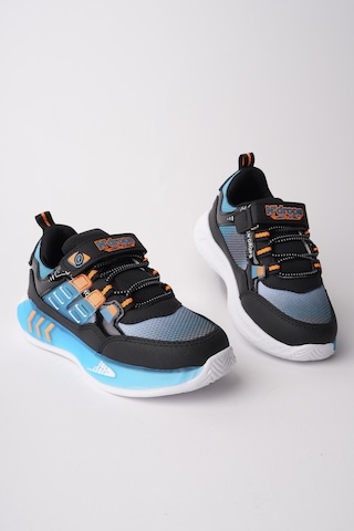 Muggo Zuzu Cırtlı Ve Bağcıklı Günlük Çocuk Sneaker Spor Ayakkabı Mavi