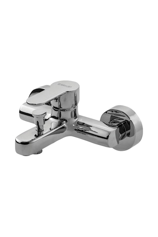 Newarc Domino Duş Ünitesi + Banyo Bataryası Set 440615-971511 Krom