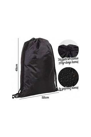 Futbolcu Spor Sırt Çantası 35 45cm One Size Bll1156 Siyah