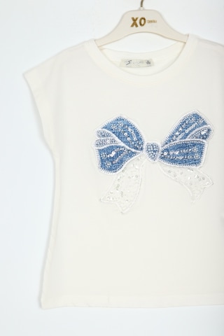 Xo Kids Kız Çocuk Tişort 5-9 Yaş 36040 Beyaz
