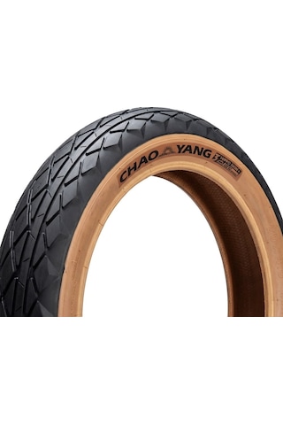 Chaoyang 20x4.00 3mm Zırhlı Fat Bike Bisiklet Lastiği Amber